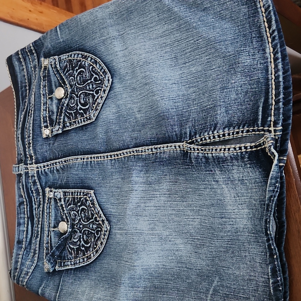 Denim Mini Skirt